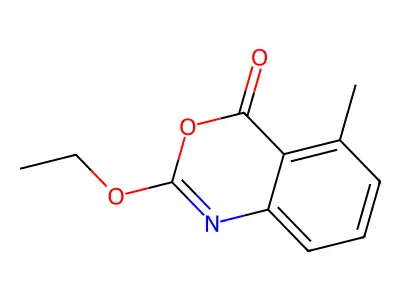 2-Ethoxy-5-methyl-3,1-benzoxazin-4-one structure