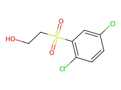 2,5-Dichlorophenylsulfonylethanol structure