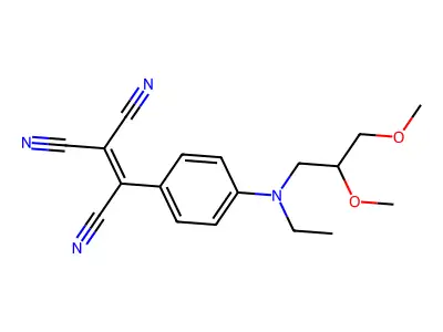 2-[4-[2-(2,3-二甲氧基丙氨基)乙基]苯基]乙烯-1,1,2-三甲腈 structure