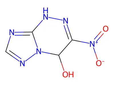 3-Nitro-1,4-dihydro-[1,2,4]triazolo[5,1-c][1,2,4]triazin-4-ol structure