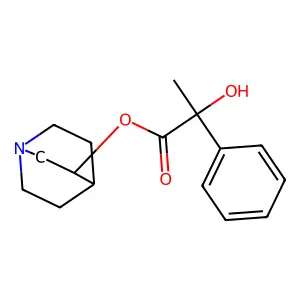 3-Quinuclidinyl atrolactate structure