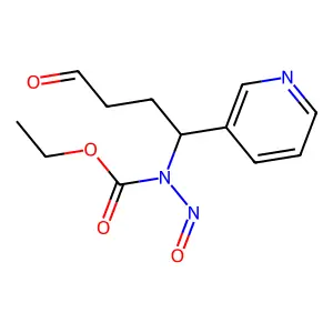4-(Carbethoxynitrosamino)-4-(3-pyridyl)butanal structure
