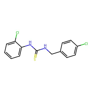 1-(4-Chlorobenzyl)-3-(2-chlorophenyl)thiourea structure