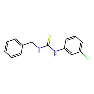 1-(3-Chlorophenyl)-3-(phenylmethyl)thiourea structure
