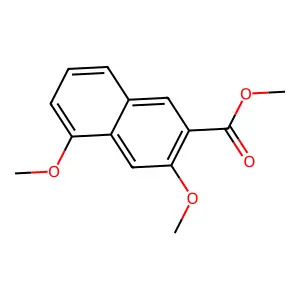Methyl 3,5-dimethoxy-2-naphthoate structure