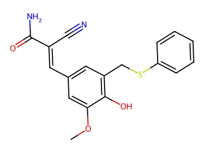 Tyrphostin AG 658 structure