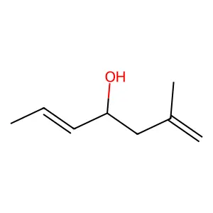 2-Methyl-1,5-heptadien-4-ol structure
