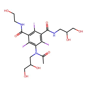 碘昔仑 structure