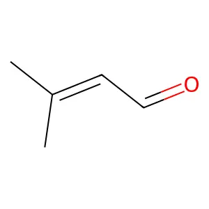 3-Methyl-2-butenal structure