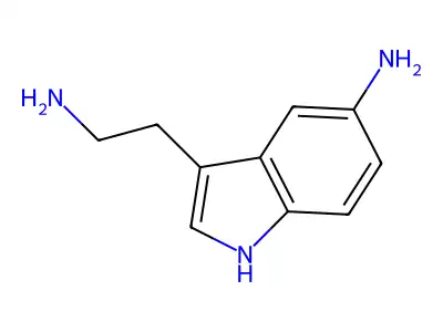 1H-Indole-3-ethanamine, 5-amino- structure
