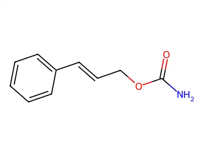 3-苯基丙-2-烯氧基甲酰胺 structure