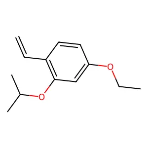 Benzene, 1-ethenyl-4-ethoxy-2-(1-methylethoxy)- structure