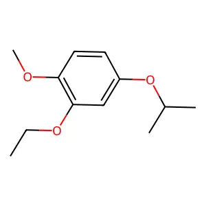 Benzene, 2-ethoxy-1-methoxy-4-(1-methylethoxy)- structure