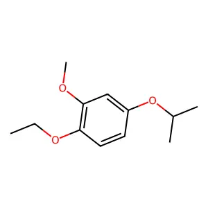 Benzene, 1-ethoxy-2-methoxy-4-(1-methylethoxy)- structure
