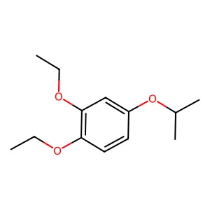 Benzene, 1,2-diethoxy-4-(1-methylethoxy)- structure