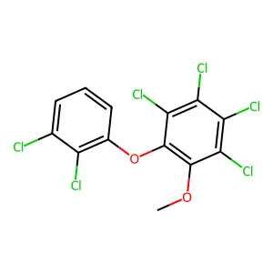 Benzene, chloro(dichlorophenoxy)methoxy-, trichloro deriv structure