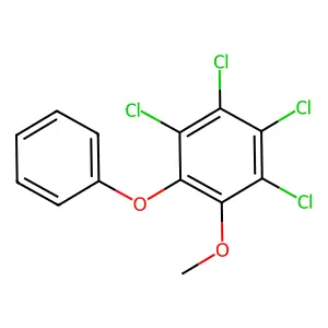 Benzene, methoxytetrachlorophenoxy- structure