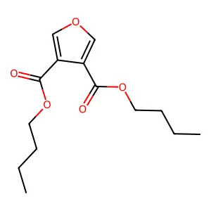 Dibutyl 3,4-furandicarboxylate structure