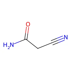 氰乙酰胺 structure
