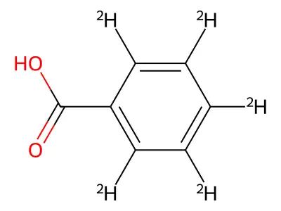 (2H5)苯甲酸 structure