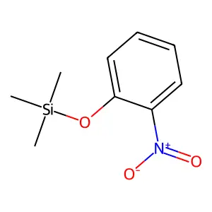 Silane, trimethyl(2-nitrophenoxy)- structure