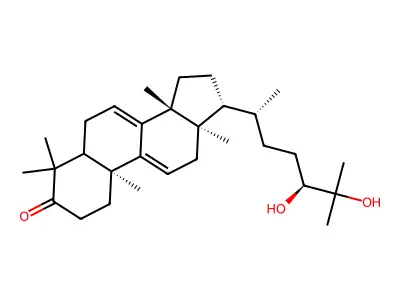 Ganodermanondiol structure