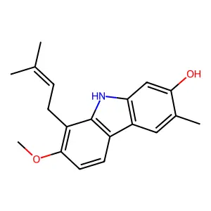 Isomurrayafoline B structure