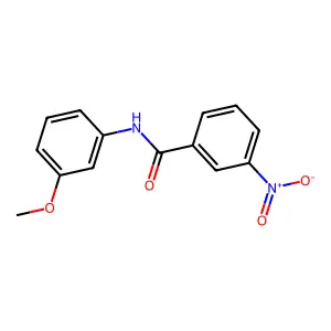 N-(3-甲氧基苯基)-3-硝基苯甲酰胺 structure