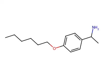 对己氧基-α-甲基苄胺 structure