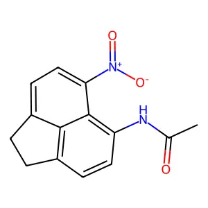 N-(6-硝基-1,2-二氢苊-5-基)乙酰胺 structure