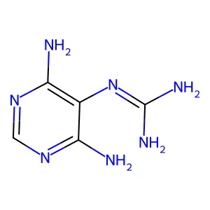 4,6-Diamino-5-guanidinopyrimidine structure