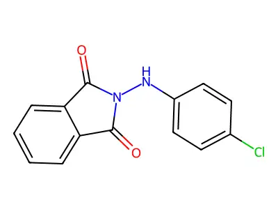 2-(4-chloroanilino)-1H-isoindole-1,3(2H)-dione structure