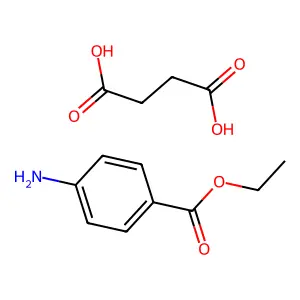 Anesthesine succinate structure