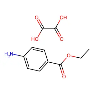 Anesthesine oxalate structure