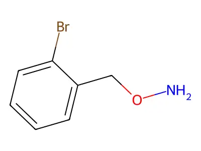 O-[(2-bromophenyl)methyl]hydroxylamine structure