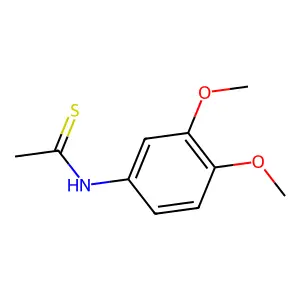 N-(3,4-dimethoxyphenyl)ethanethioamide structure