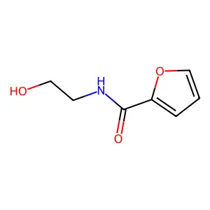 N-(2-hydroxyethyl)furan-2-carboxamide structure