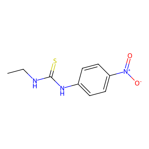 1-Ethyl-3-(4-nitrophenyl)-2-thiourea structure