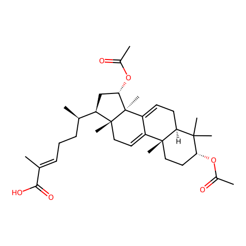 Ganodermic acid R structure