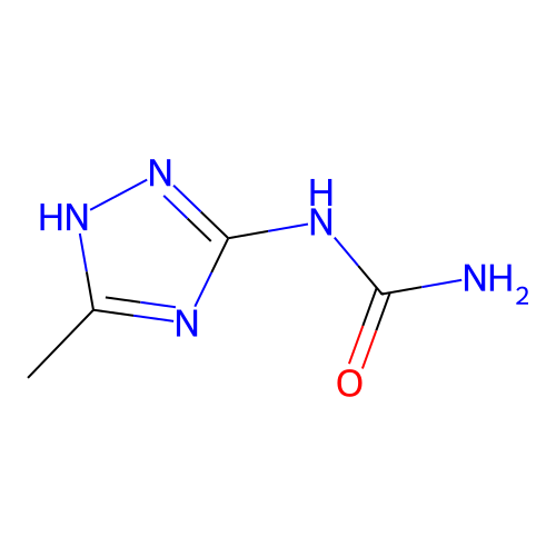 (5-methyl-1H-1,2,4-triazol-3-yl)urea structure