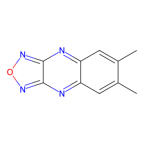 6,7-Dimethyl-furazano(3,4-b)quinazoline structure