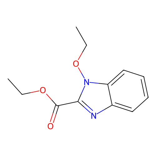 Ethyl 1-ethoxy-benzimidazole-2-carboxylate structure