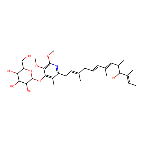 Glucopiericidin B structure