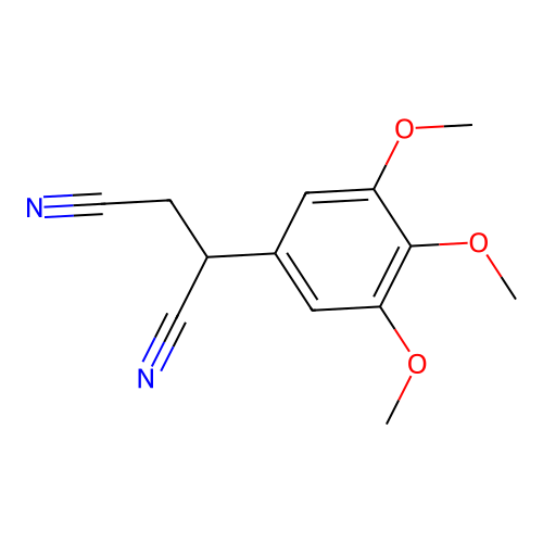 2-(3,4,5-Trimethoxyphenyl)succinonitrile structure