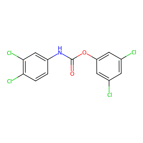 3,5-Dichlorophenyl 3,4-dichlorophenylcarbamate structure