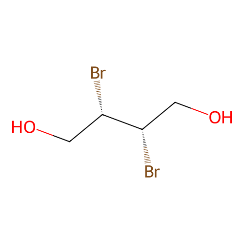 (2S,3S)-2,3-dibromobutane-1,4-diol structure