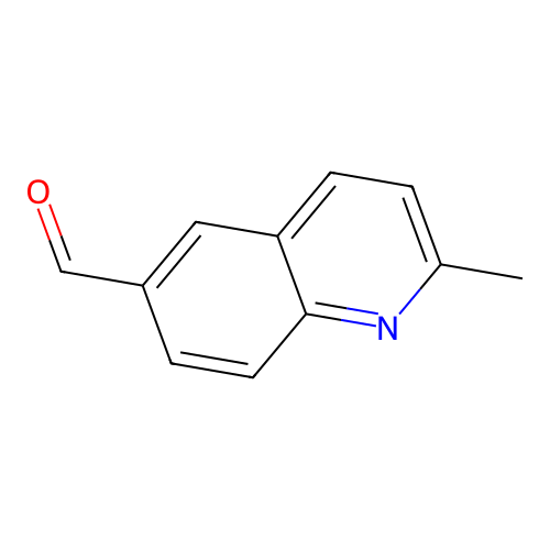 2-Methylquinoline-6-carboxaldehyde structure