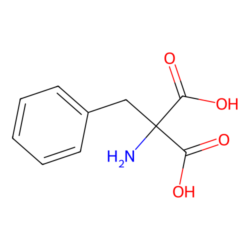2-Amino-2-benzylmalonic acid structure