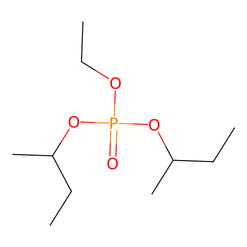 Dibutan-2-yl ethyl phosphate structure
