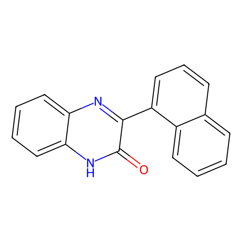 3-naphthalen-1-yl-1H-quinoxalin-2-one structure